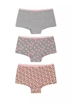 Трусы для девочки, комплект 3 шт. "Кейси"
