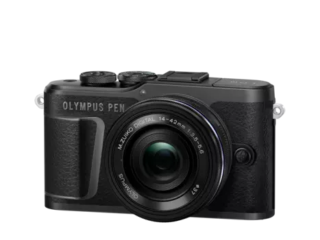Фотоаппарат Olympus PEN E-PL10 Pancake Zoom Kit с EZ-M14-42EZ черный (V205101BE000)