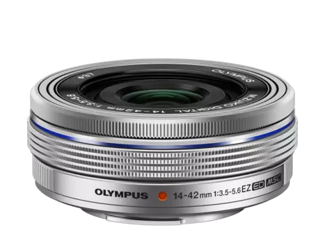 Объектив Olympus M.ZUIKO DIGITAL ED 14-42mm F3.5-5.6 EZ серебристый (V314070SE000)