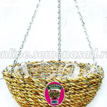 Корзина (NHB7114) подвесная плетеная, 35 см