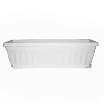 Ящик балконный с поддоном (белый)