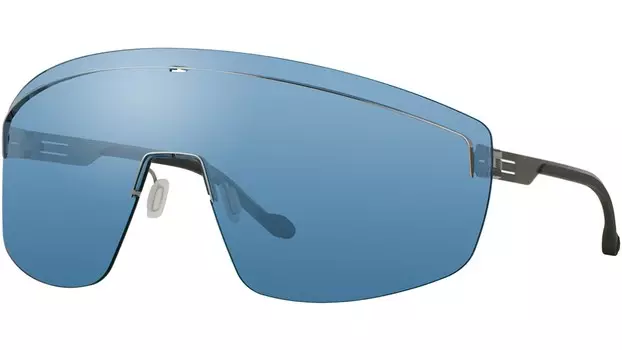 Солнцезащитные очки Ic! Berlin Mercedes Benz Shield chrome grey blue