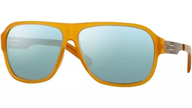 Солнцезащитные очки Ic! Berlin Power Law bronze dark brown mirrored polarized