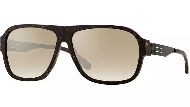 Солнцезащитные очки Ic! Berlin Power Law brown marble rough