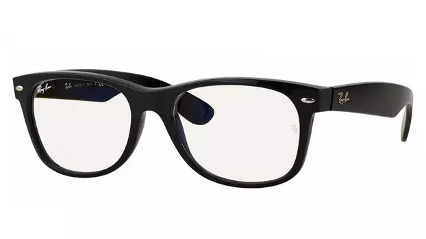 Солнцезащитные очки Ray-Ban 2132 901 BF New Wayfarer Blue Light Clear Small