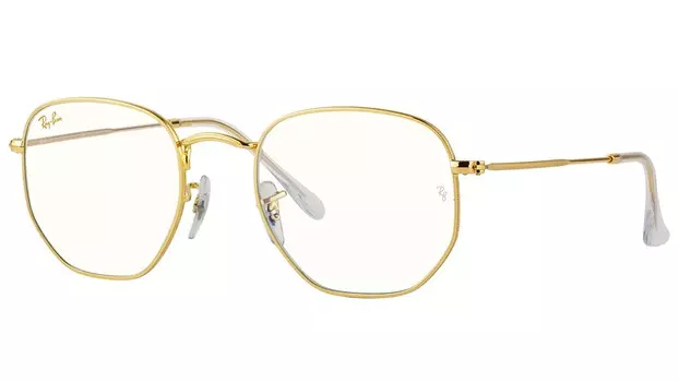 Солнцезащитные очки Ray-Ban 3548 9196BF Hexagonal Blue Light Clear