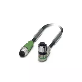 Кабель для датчика / исполнительного элемента - SAC-3P-M12MS/0,6-PUR/M12FR-2LB - 1668441 Phoenix contact