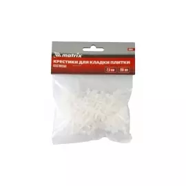 Крестики, 2,5 мм, для кладки плитки, упаковка 200 шт. Matrix 88089