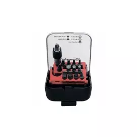 Набор бит, адаптер для бит, сталь S2, 18 предм., в пласт. боксе MATRIX MASTER 11316