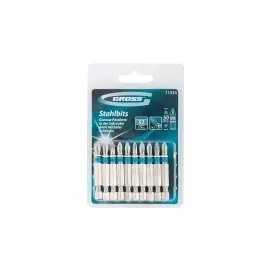 Набор бит РН1х50, сталь S2, 10шт GROSS 11334