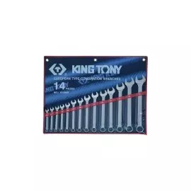 Набор комбинированных ключей KING TONY 1214MR