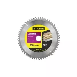 Пильный диск по ламинату STAYER MASTER 3684-230-30-56