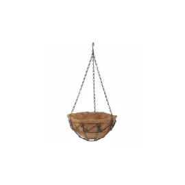 Подвесное кашпо с орнаментом, 25 см, с кокосовой корзиной PALISAD 69003