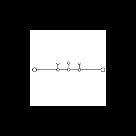 Проходная клемма Weidmuller WDU 4/10 1021000000