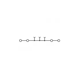 Проходная клемма Weidmuller ZDU 2.5/4AN BR 1683460000