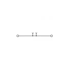 Проходная клемма Weidmuller ZDU 2.5 S OR 1271530000