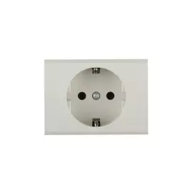 Розетка бытовая одинарная СВЕТОЗАР ЭФФЕКТ SV-54400-B