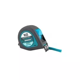 Рулетка "Ergonomisch",10 м x 25 мм, магнитный обрезиненный зацеп GROSS 31105
