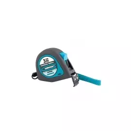 Рулетка "Ergonomisch", 3 м x 16 мм, магнитный обрезиненный зацеп GROSS 31101
