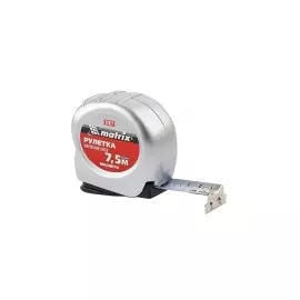 Рулетка Magnetic, 7,5 м х 25 мм, магнитный зацеп MATRIX 31012
