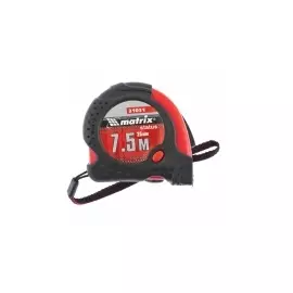 Рулетка Status magnet fixation, 7,5 м х 25 мм, обрезиненный корпус, зацеп с магнитом MATRIX 31031