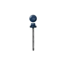Саморезы для кровельных материалов окрашенные RAL 5005 ЗУБР 4-300310-48-080-5005