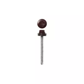 Саморезы для кровельных материалов окрашенные RAL 3005 ЗУБР 4-300310-48-038-3005