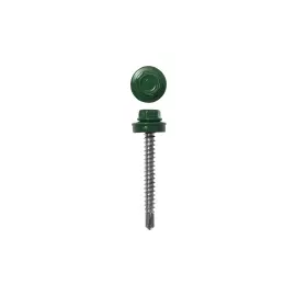 Саморезы для кровельных материалов окрашенные RAL 6002 ЗУБР 4-300315-48-060-6002