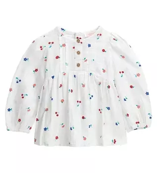 Блузка с длинным рукавом для маленькой девочки