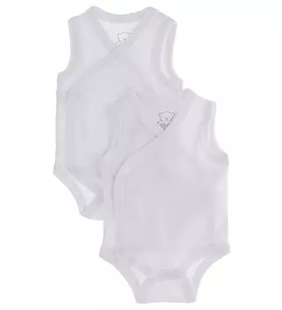 Боди короткий рукав, 2 шт. для новорожденного