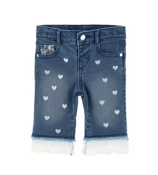 Джинсы для маленькой девочки