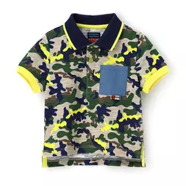 Футболка поло для маленького мальчика Original Marines (9-12 месяцев (Рост 74-80))
