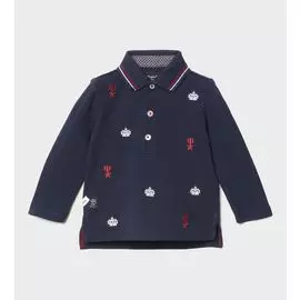 Футболка поло с длинным рукавом Original Marines