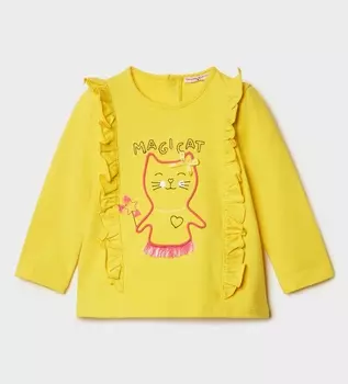 Футболка с длинным рукавом для маленькой девочки