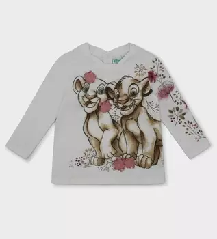 Футболка с длинным рукавом для маленькой девочки