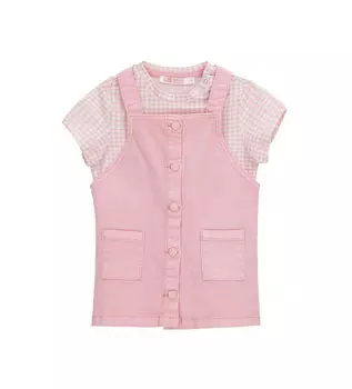 Комплект (футболка+сарафан) для маленькой девочки