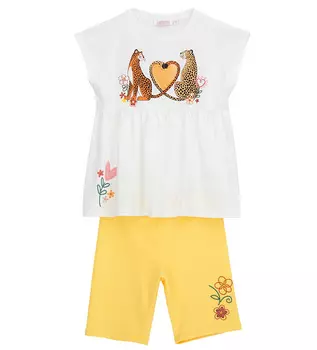 Комплект (футболка+шорты) для девочки