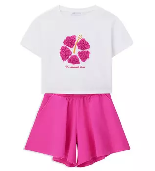 Комплект (футболка+шорты) для девочки