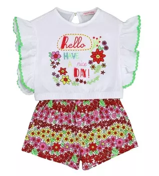 Комплект (футболка+шорты) для маленькой девочки Original Marines (18-24 месяцев (Рост 86-92))