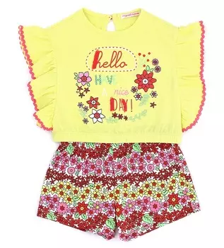 Комплект (футболка+шорты) для маленькой девочки Original Marines (30-36 месяцев (Рост 92-98))