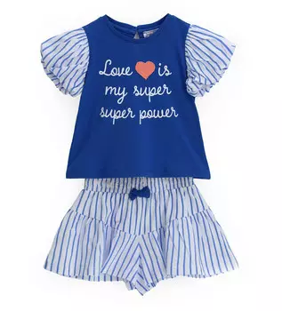 Комплект (футболка+шорты) для маленькой девочки