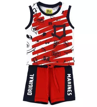 Комплект (майка+шорты) для маленького мальчика Original Marines (18-24 месяцев (Рост 86-92))