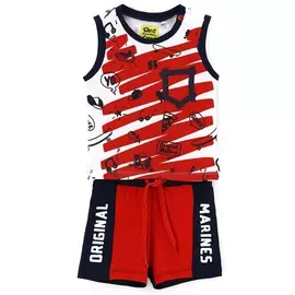Комплект (майка+шорты) для маленького мальчика Original Marines (9-12 месяцев (Рост 74-80))