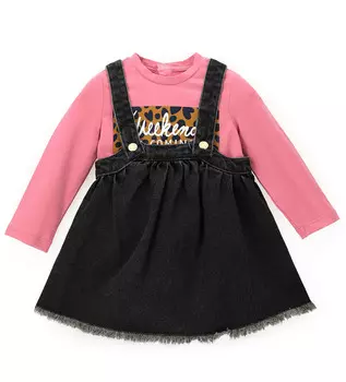 Комплект (толстовка+сарафан) для маленькой девочки