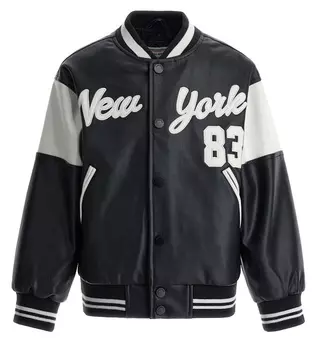 Куртка, бомбер, экокожа для мальчика