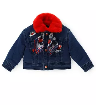 Куртка джинсовая для маленькой девочки Original Marines (3-6 месяцев (Рост 62-68))