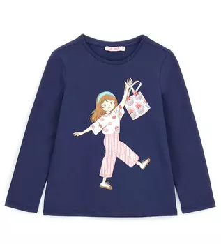 Лонгслив для девочки