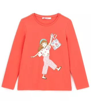 Лонгслив для девочки