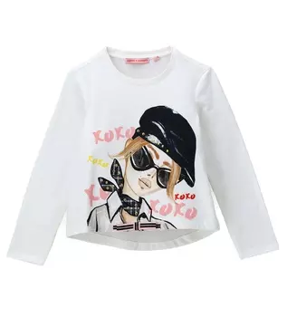 Лонгслив для девочки Original Marines (7-8 лет (Рост 122-128))