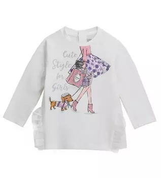Лонгслив для маленькой девочки
